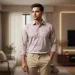Micro-Check Shirt-K2T6